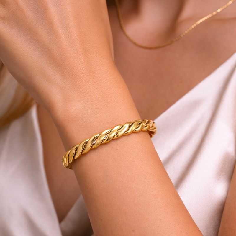 Pulsera Esclava Dorada