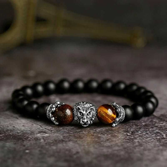 Pulsera León y Coronas
