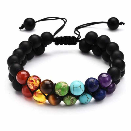 Pulsera 7 Chakras Doble
