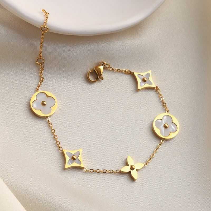 Pulsera Trébol Dorada