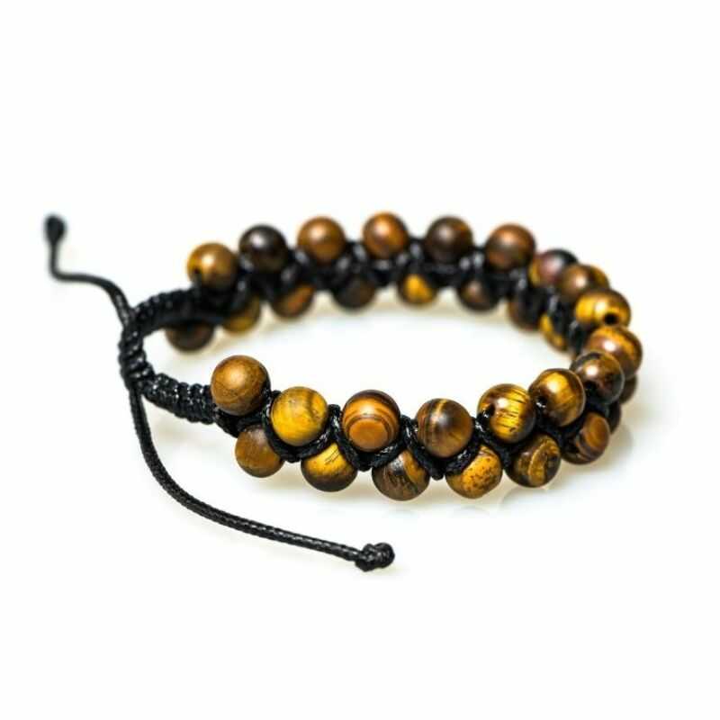 Pulsera Doble Ojo de Tigre