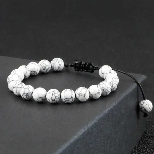 Pulsera Ajustable Reconstituida Howlita