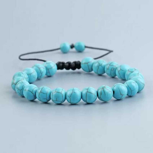Pulsera Ajustable Reconstituida Turquesa