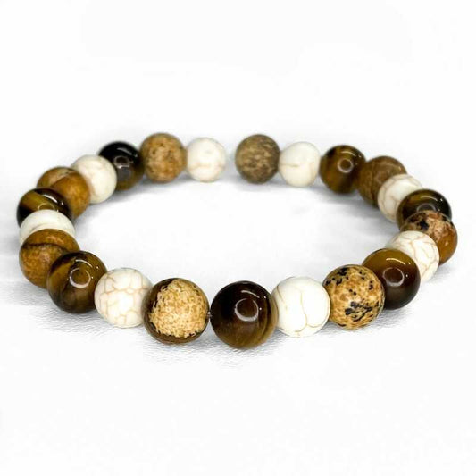 Pulsera Combinada Beige
