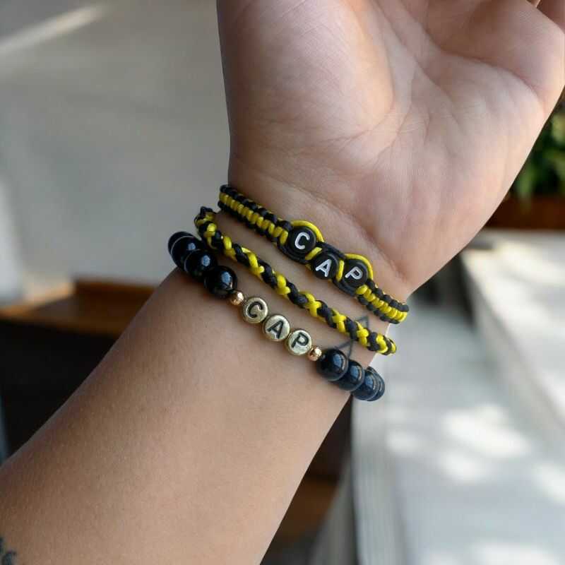Pulsera Peñarol en Hilo