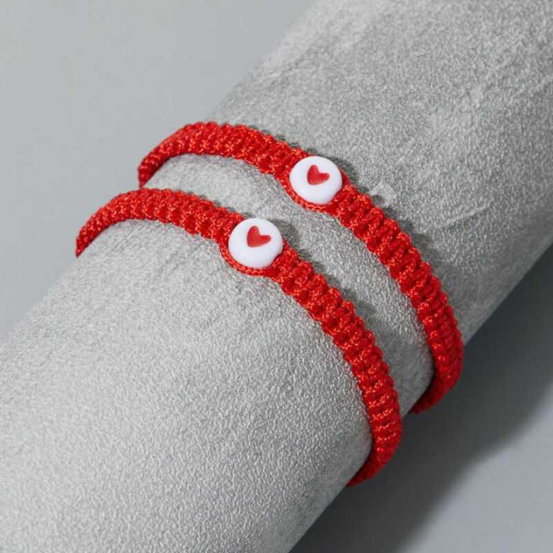 Set Hilo Rojo Corazón