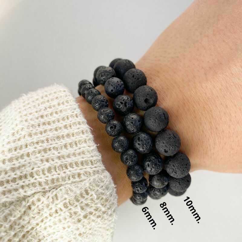 Pulsera Roca Volcánica