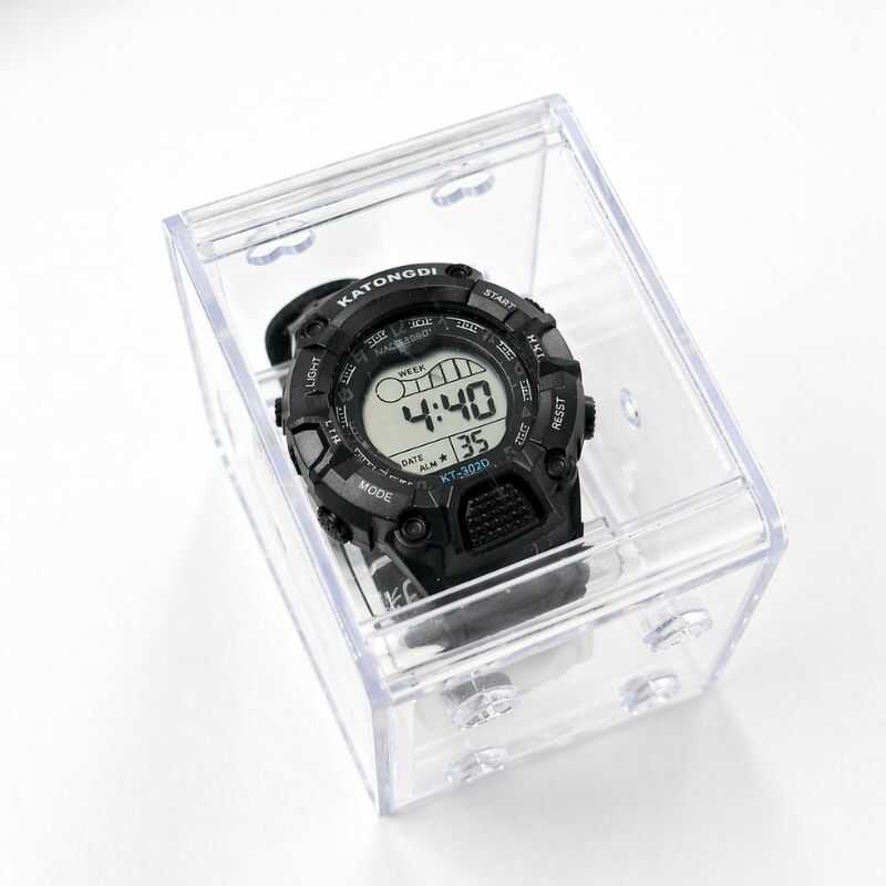 Reloj deportivo negro