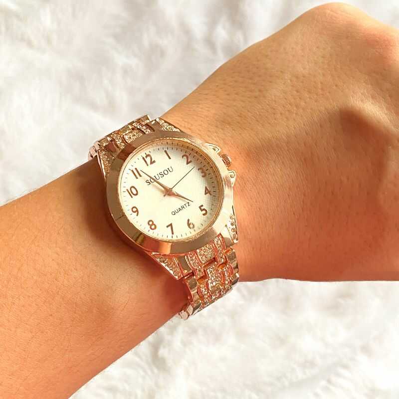 Reloj Rose Gold Brillos