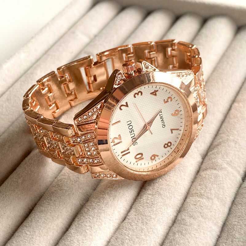 Reloj Rose Gold Brillos