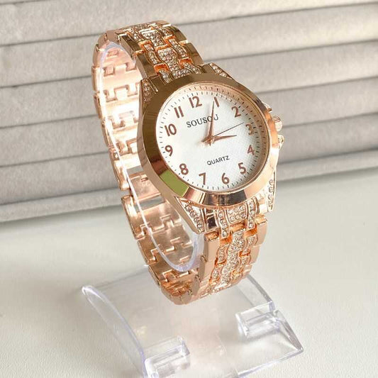 Reloj Rose Gold Brillos