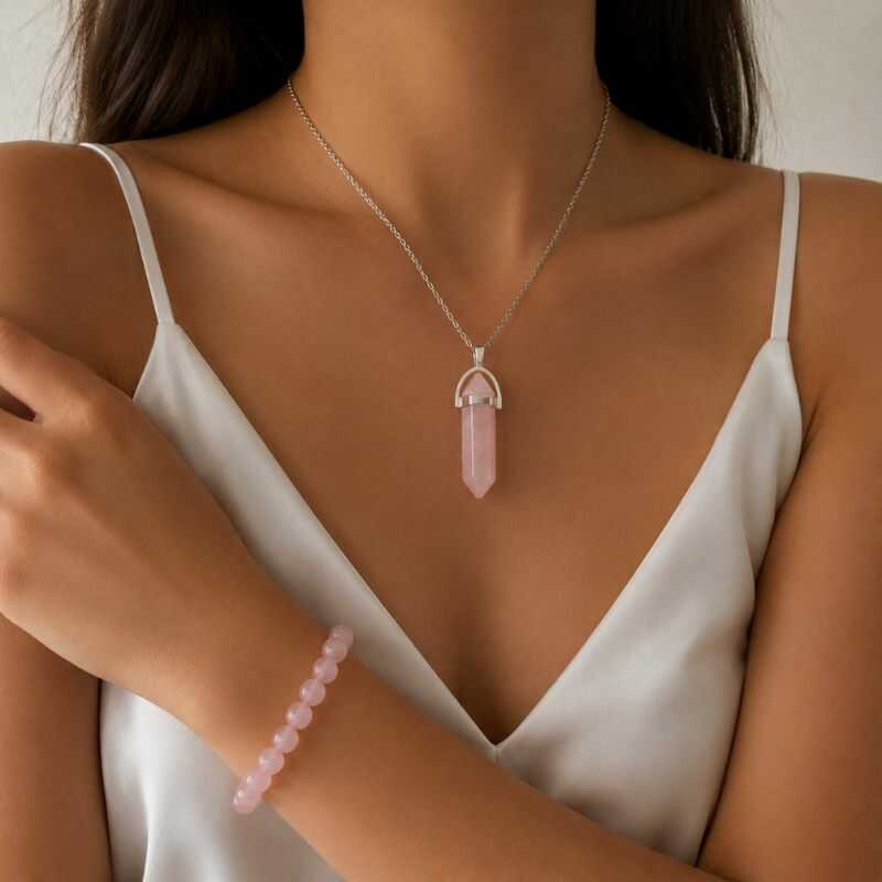 Set Cuarzo Rosa