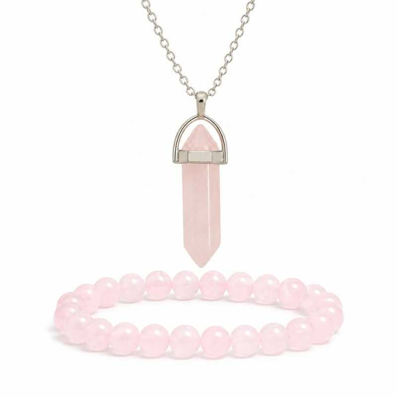 Set Cuarzo Rosa
