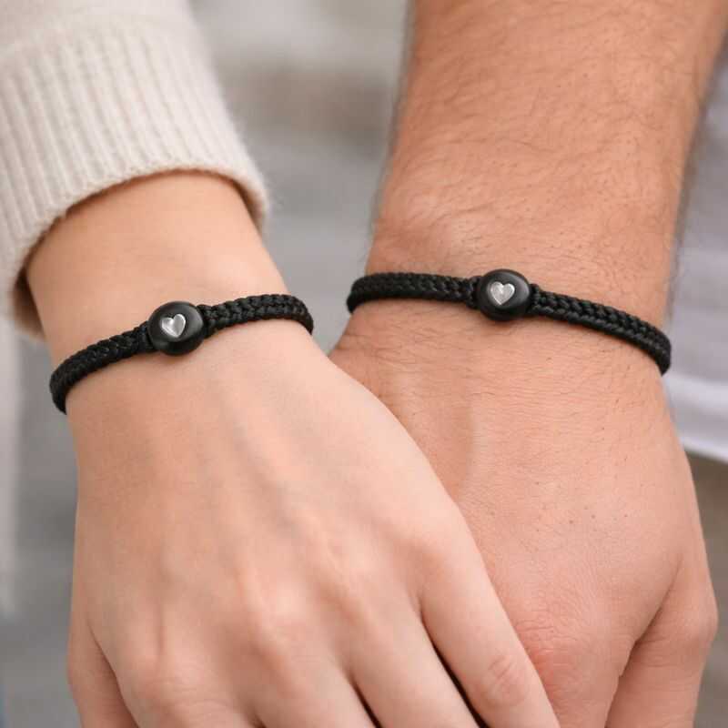 Set Hilo Negro Corazón