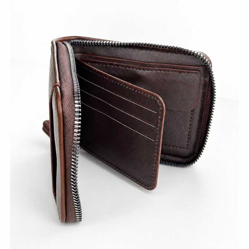 Billetera de hombre marrón